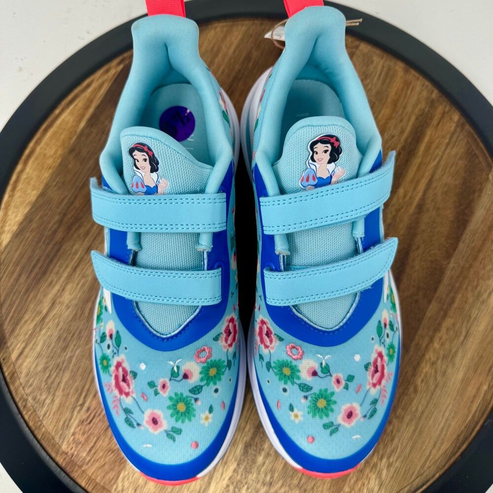 Adidas x Disney FortaRun Snow White Azul GY5426 Sneakers Shoes Size Y6.5=W8.5 - Picture 7 of 10